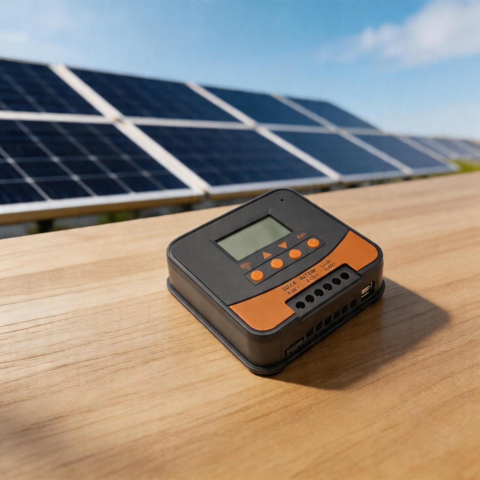 MPPT Regolatore di carica solare 10A 12V/24V Auto 240W per GEL per sla LFP