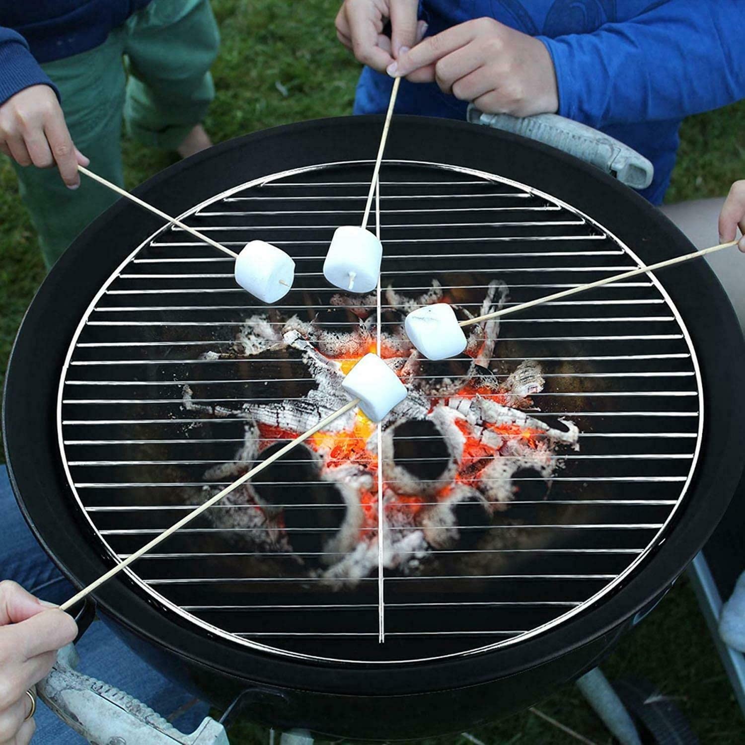 Okrągły duży stalowy palenisko składany ogród Patio Camping grzejnik palnik grill grill