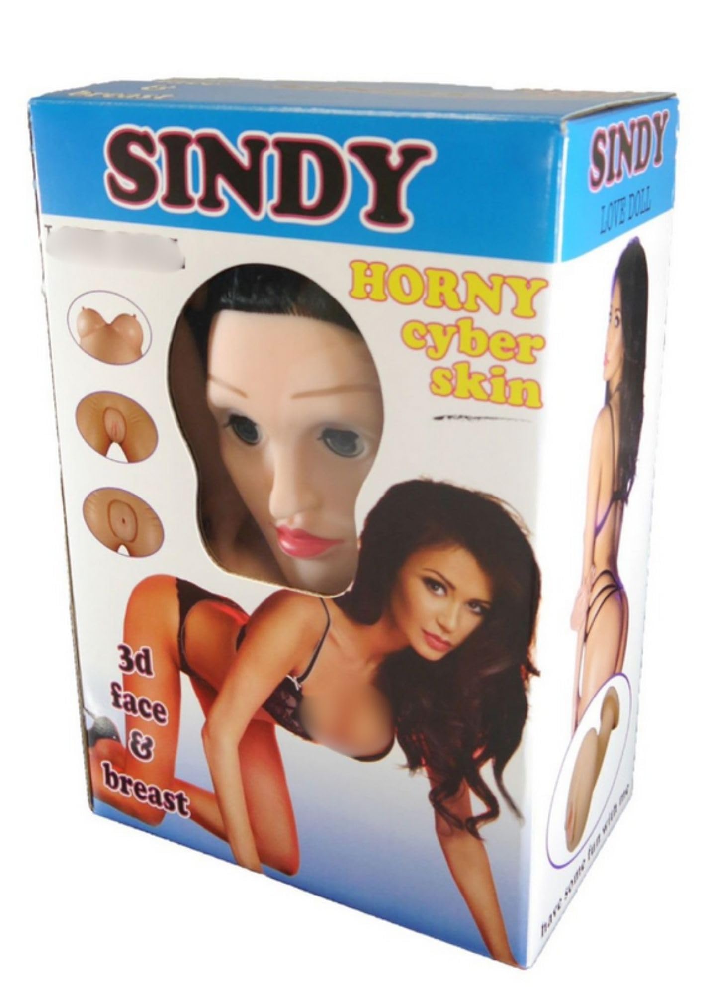 Muñeca Inflable/Hinchable Premium para Adultos – Cabeza 3D con Cabello Natural – Tamaño Real 168 cm – PVC Suave – Incluye Accesorio Ajustable (+18) (Sindy)