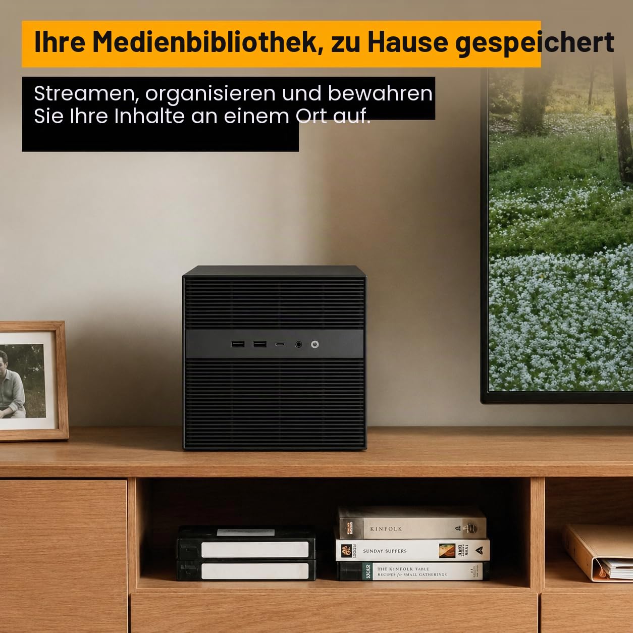 ZimaCube Pro 2 NAS mit Intel Core i5, 10GbE & Thunderbolt 4 | 6 SATA + 4 M.2 Speicher, Docker, Private Cloud, Virtualisierung, Heimserver und Medienserver