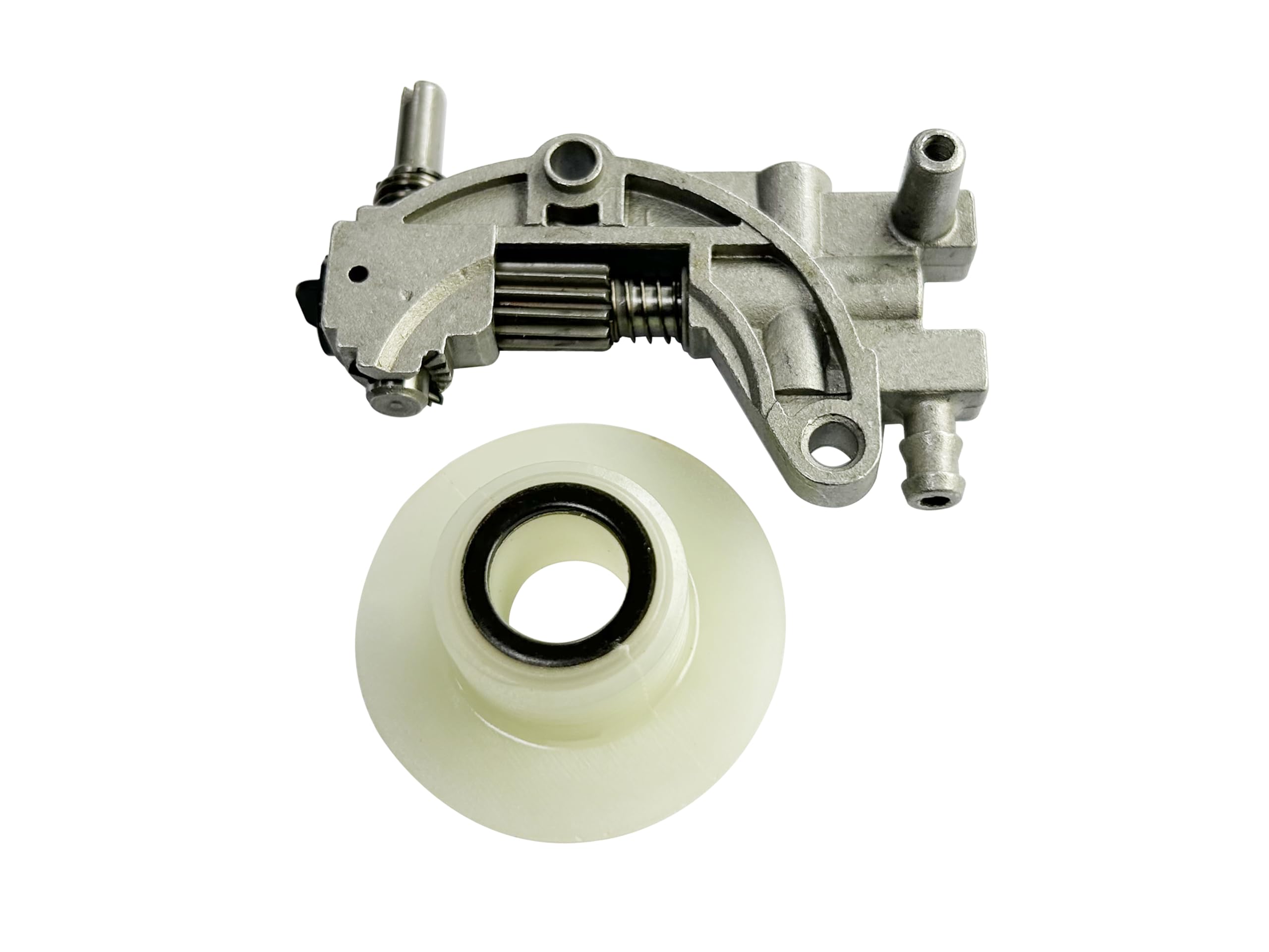 WOWOWO Kit Pompe à Huile Tronçonneuse Chinoise 4500 5800 45CC 52CC 58CC - Pièce De Rechange
