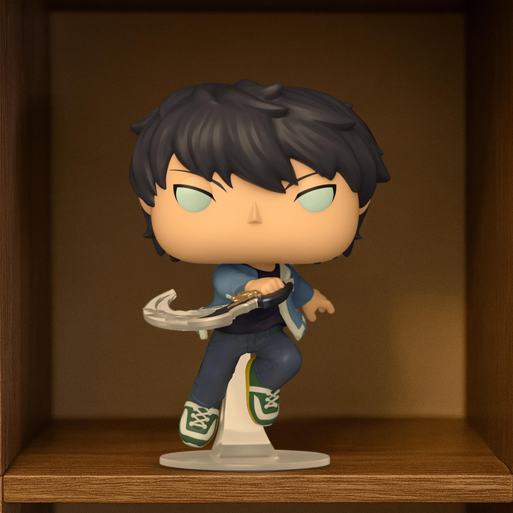 Funko POP! Animation: Solo Leveling, Sung Jinwoo, 1 in 6 chance of receiving the rare Chase variant, Styles may vary - Image 2