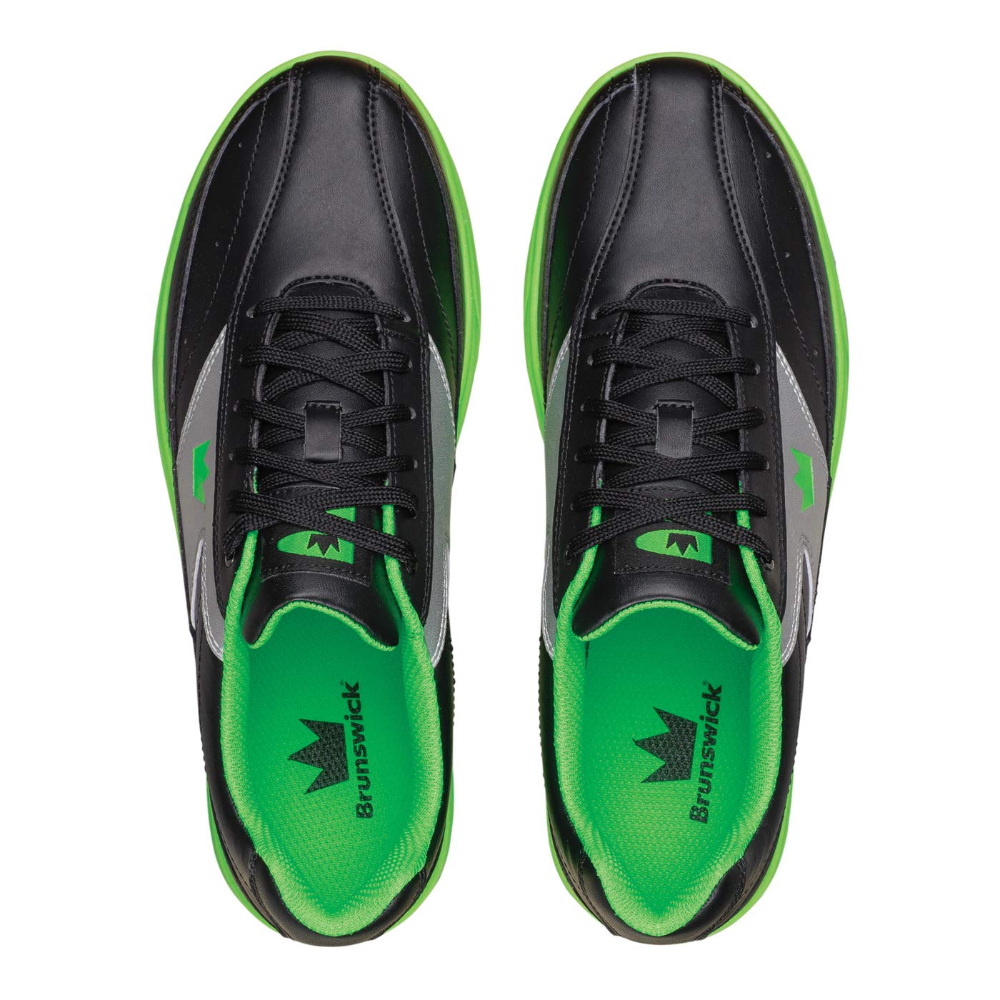 EMAX Bowling Service GmbH MAXIMIZE YOUR GAME Renegade Chaussures de bowling unisex pour droitiers et gauchers, Vert, 38-47
