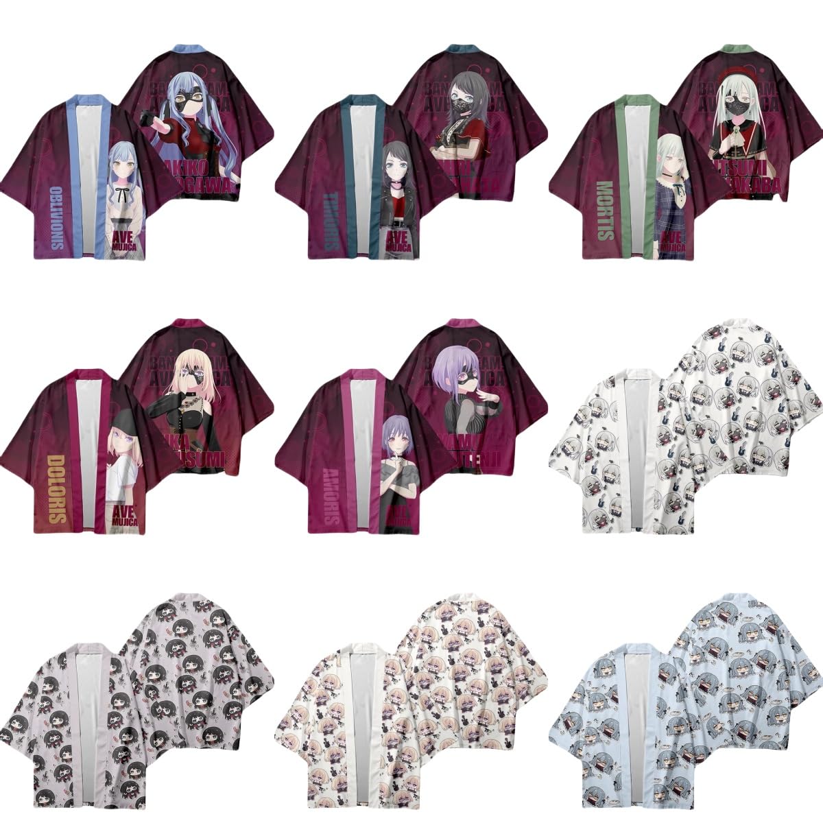 Amazon.co.jp: [PNBZLYHN] Tシャツ BanG Dream! Ave Mujica 羽織