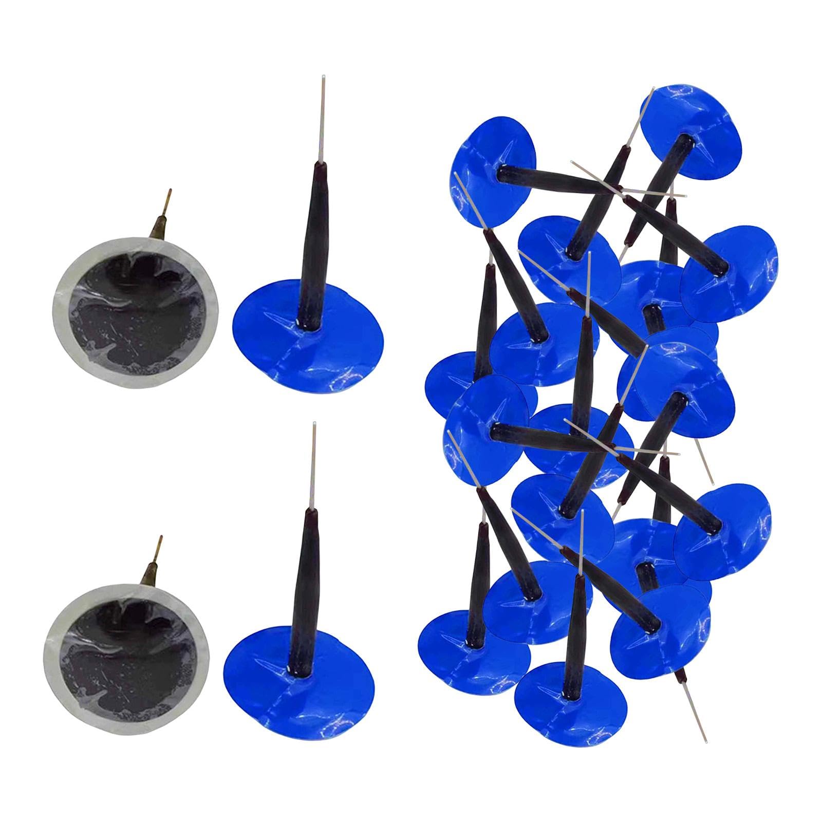 Fenteer Kit de 24 Tapones para Neumáticos con Forma de Hongo, para Reparación de Pinchazos, para Garaje, para Vehículos, Camiones Y Coches, 8 Mm X 8 Cm