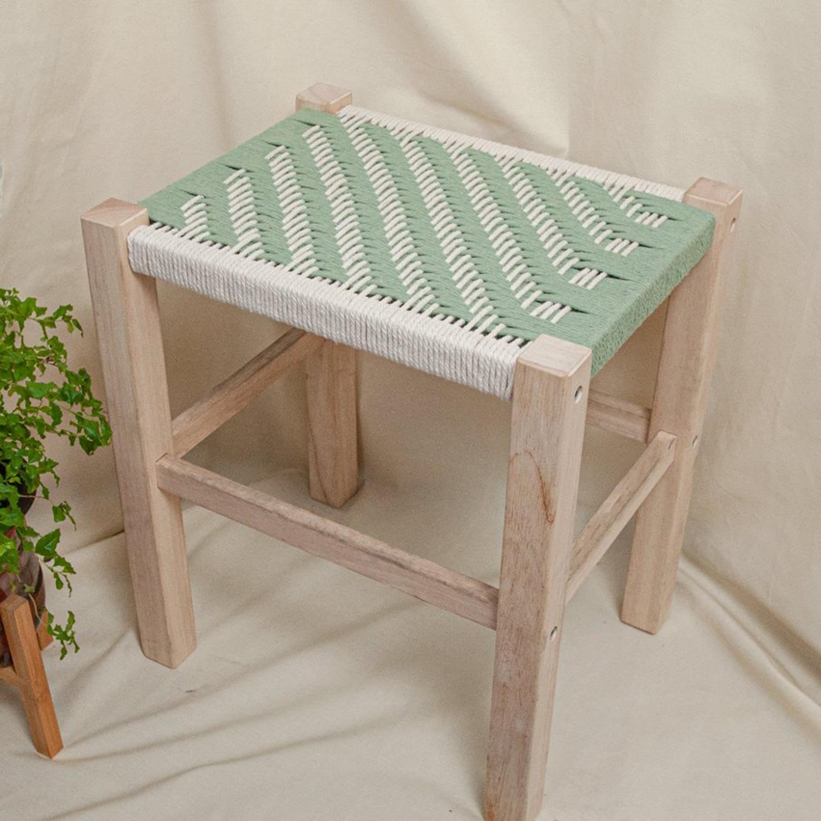 Kit Per Sgabello Fai Da Te Adatto Ai Principianti Multifunzionale | Fatto A Mano Per La Tessitura Casa Comodino Ingresso Studio Laboratori Corsi D'Arte