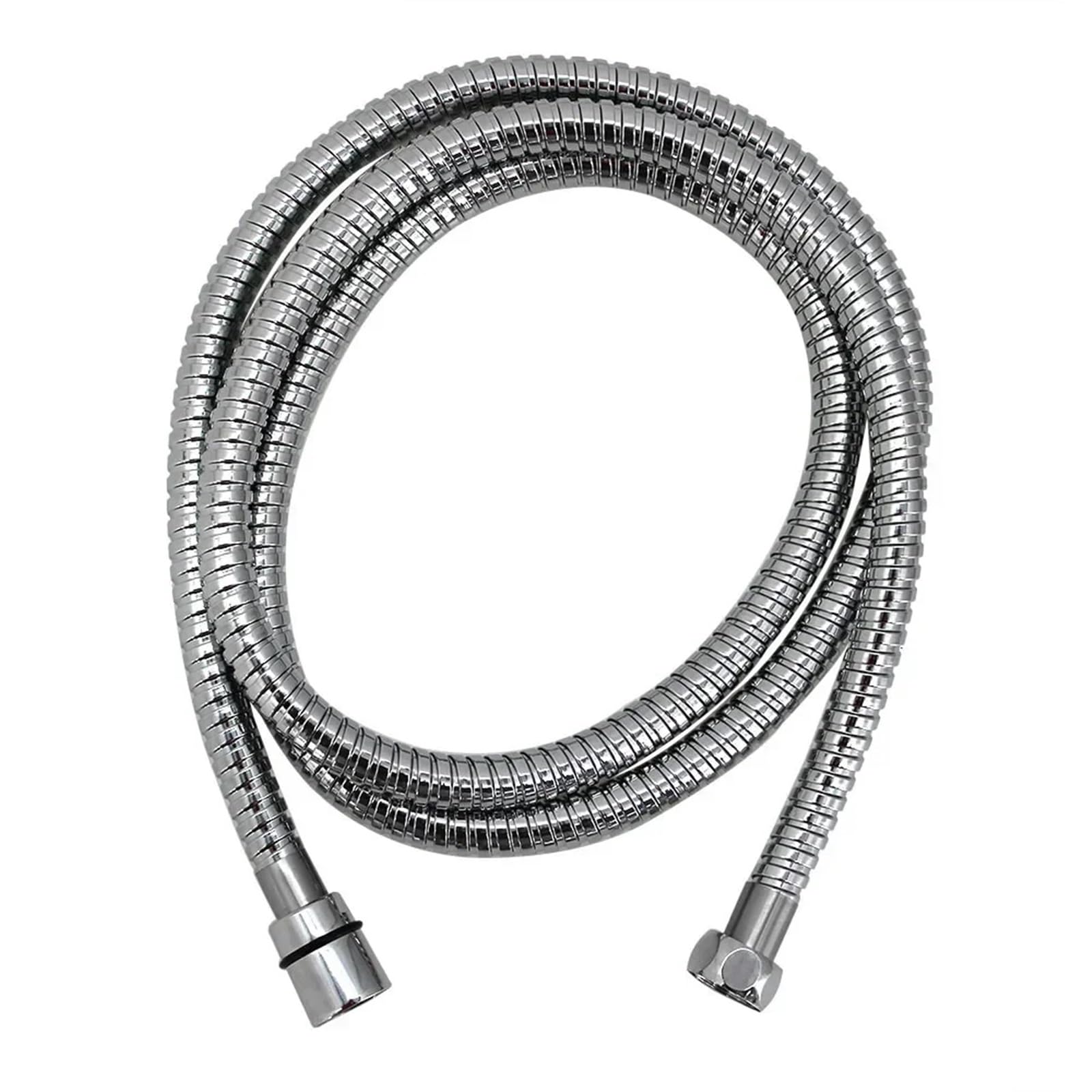 Manguera de ducha flexible de acero inoxidable de 2 m, 1,27 cm, antifugas, ajuste universal para todas las duchas estándar, alta presión, fácil instalación