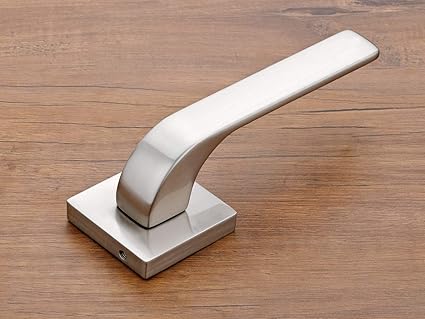 HARMONUS Zinc Alloy Mortise Door Lock Handle/Rose Mortice Handle with Lock Body and 70mm Cylinder Computeries- 3 Keys (Matt /HI-5163)