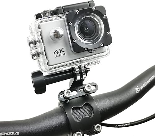 Miniatura 4 de JULAI Abrazadera para manillar bicicleta para Gopro Hero DJI Osmo Action Insta360 Action Camera, multifunción, ajustable, MTN Mountain Road Bike