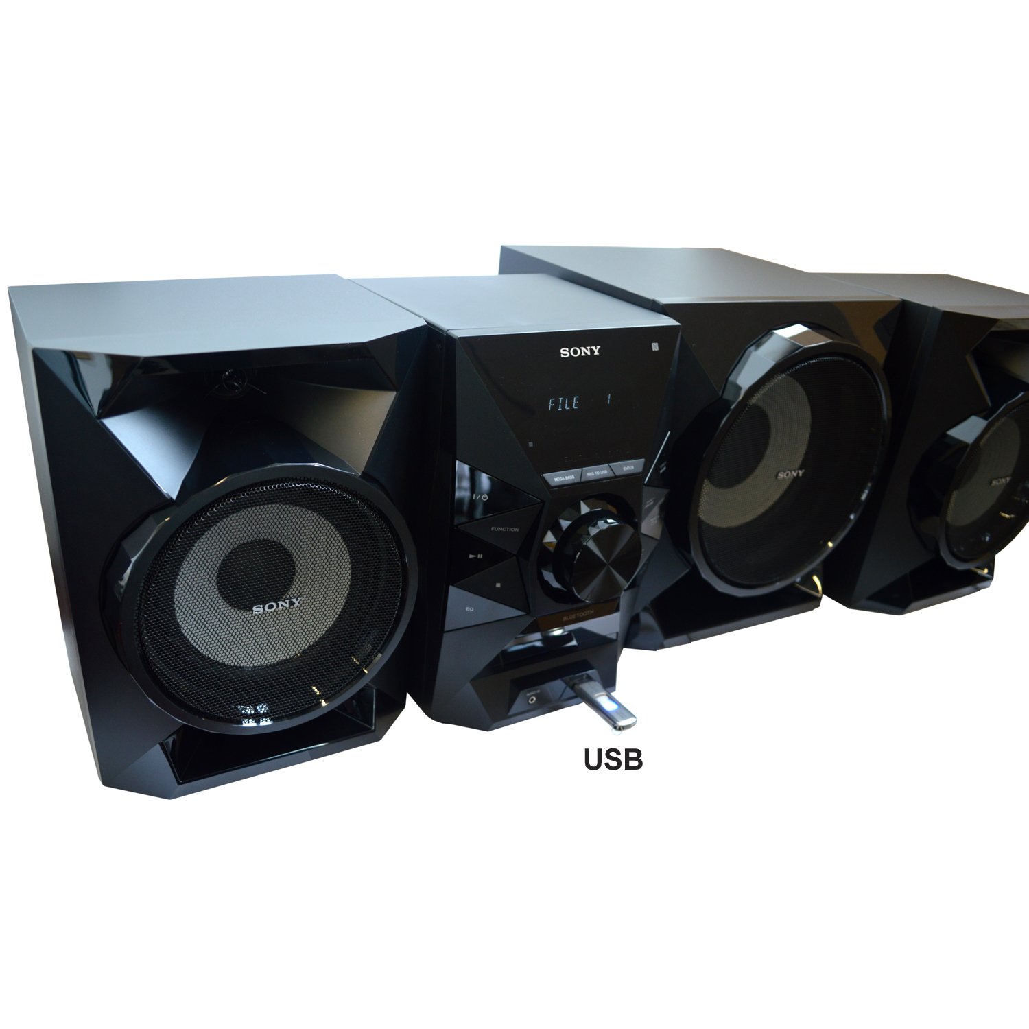 Sony All in One 700W HiFi Shelf System with Bluetooth & NFC (NearField Communication), CD