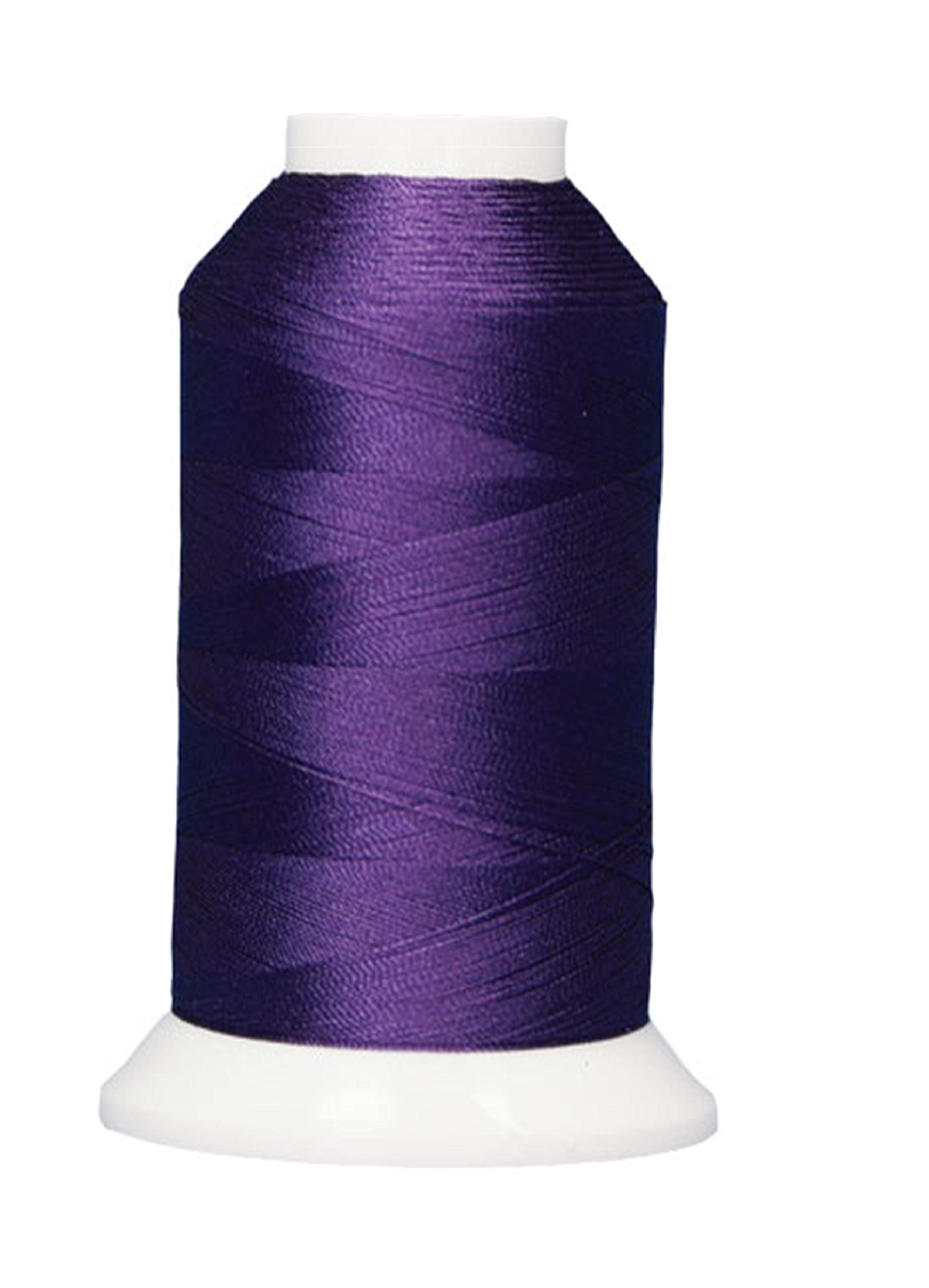 Gcs Purple Rayon Viscose Silk Machine Embroidery Assorted Threads, 120D/2 For Brother Babylock Janome Singer Pfaff Husqvarna Bernina Embroidery And Sewing Machines (Purple)