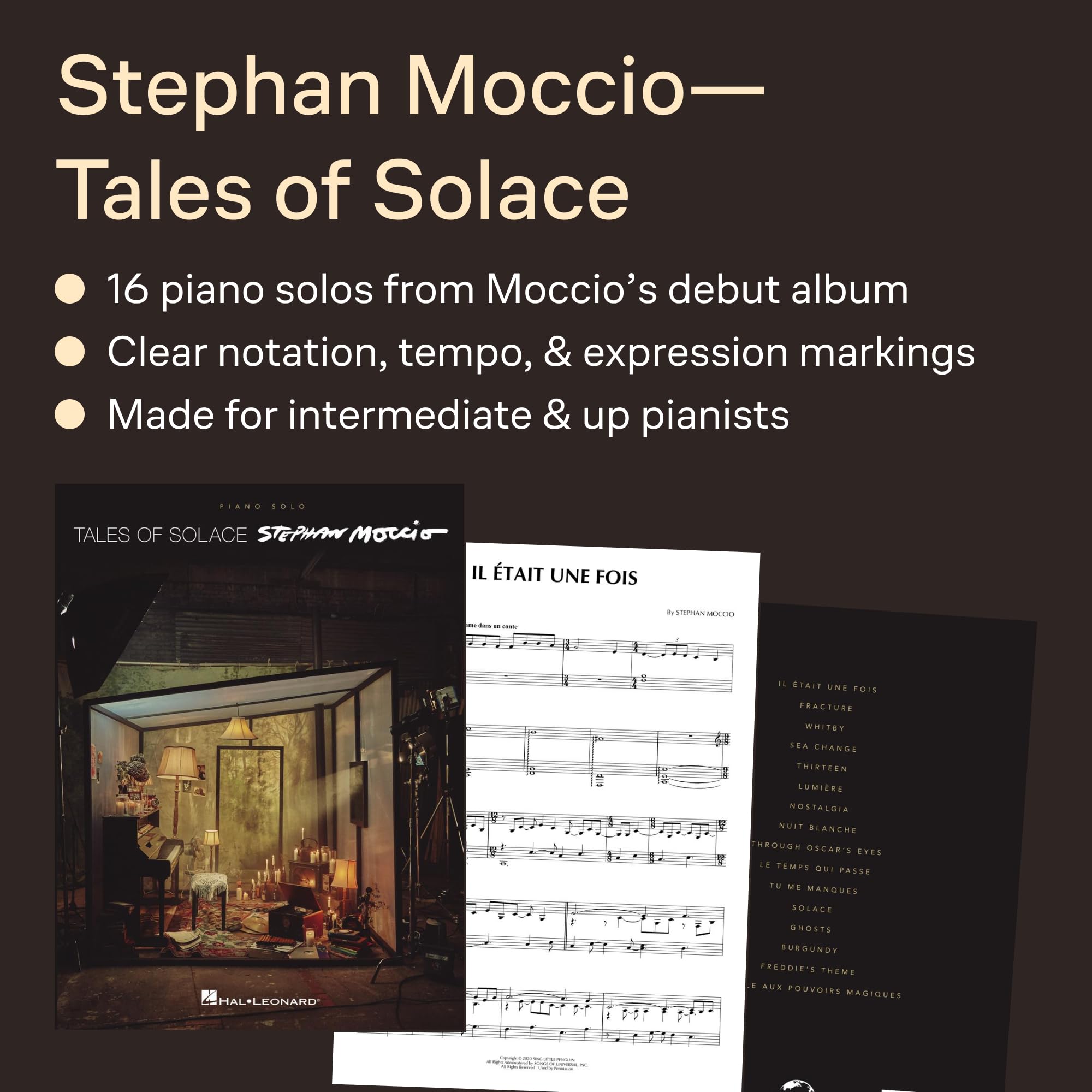 Stephan Moccio: Tales of Solace - Piano Solo Songbook