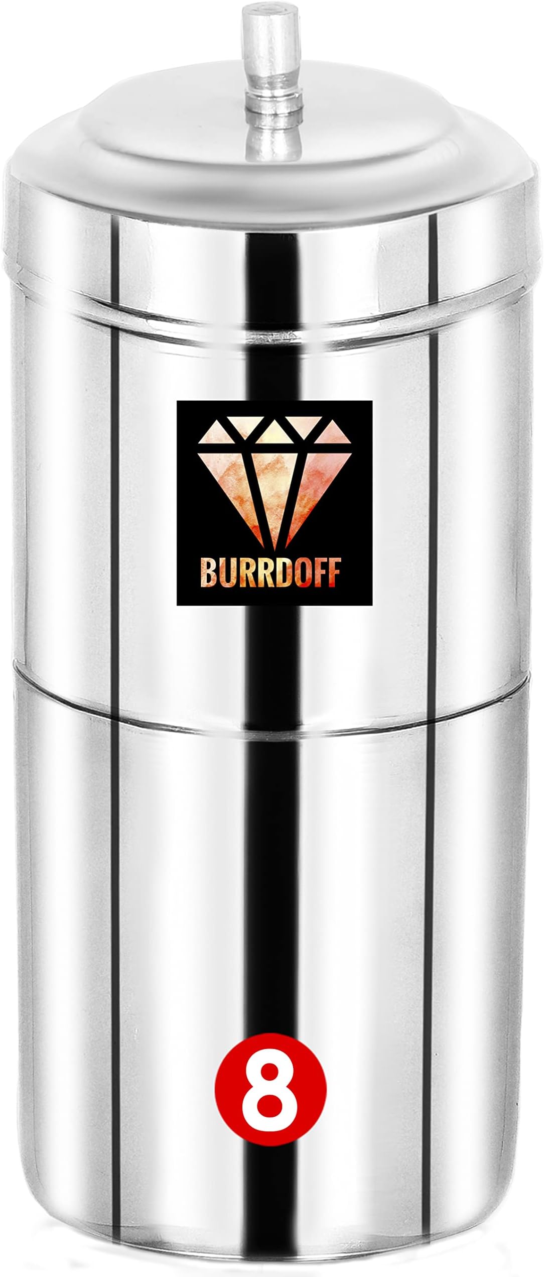 BURRDOFF 304 Grade Stainless Steel Coffee Maker (325ml) | Filter for Home | Coffee Filter Stainless Steel