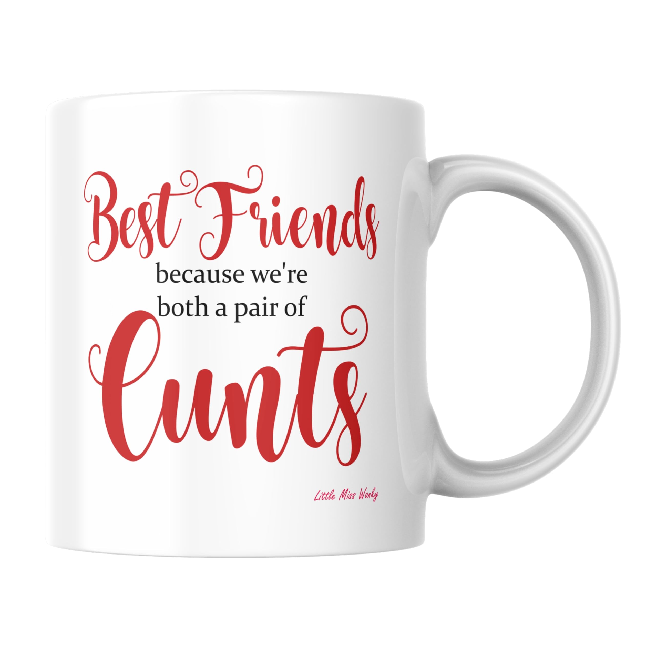 Cheeky Chops Men's Best Friends Cunt Mug For Adults Rude Sweary Offensive Sarcastic Humour Coffee Cup For Wo Birthday Secret Santa Novelty (Best Friends)