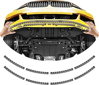 Front Bumper Scrape Guard 8 Pack Car Universal Black Bumper Lips Scrape Guard Car Under Bumper or Anti-Scratch DIY Protector for Lowered Cars, Sport Cars and SUV
