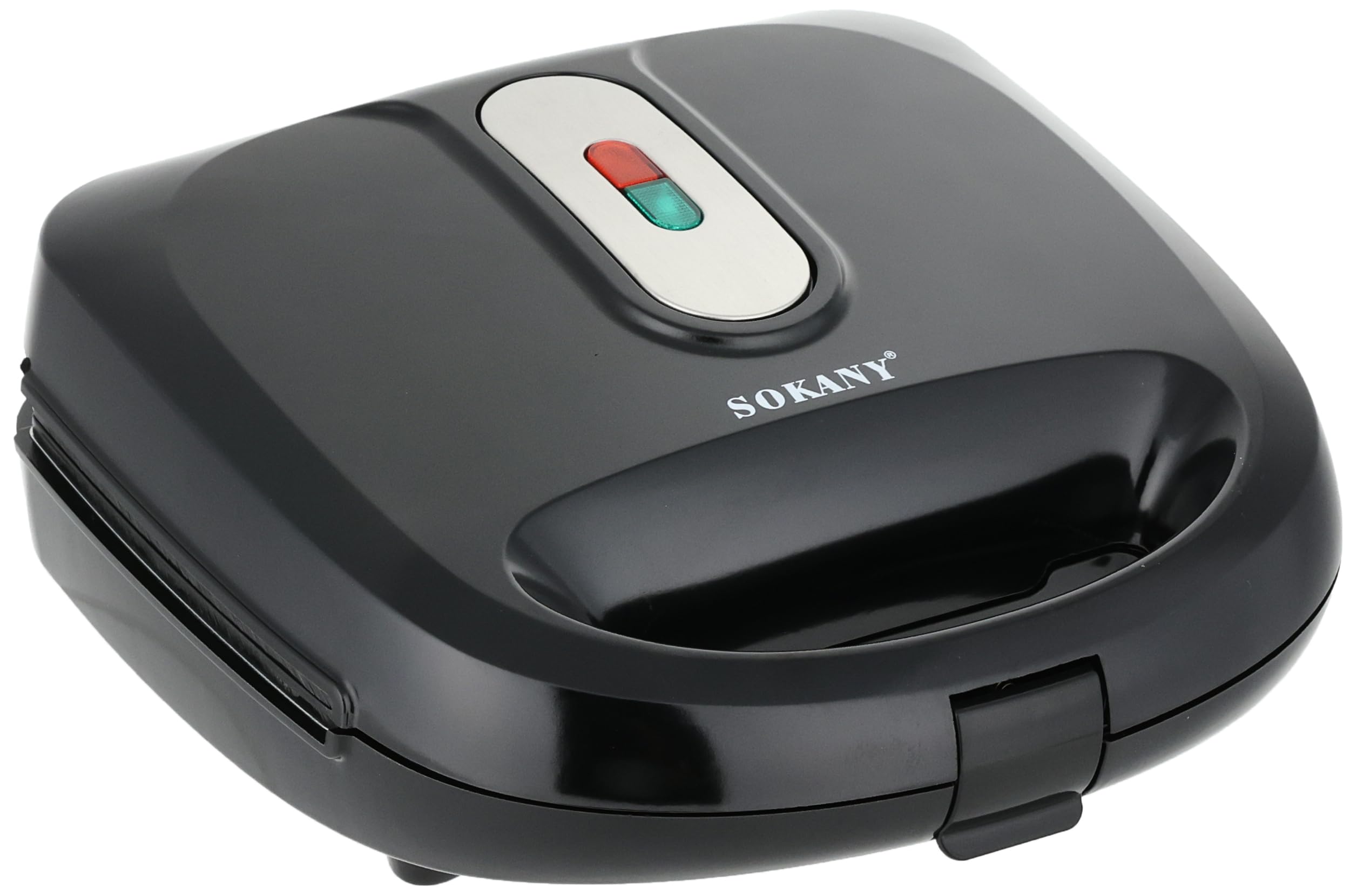 SOKANY SK-907 Sandwich Maker open with one set of plates installed