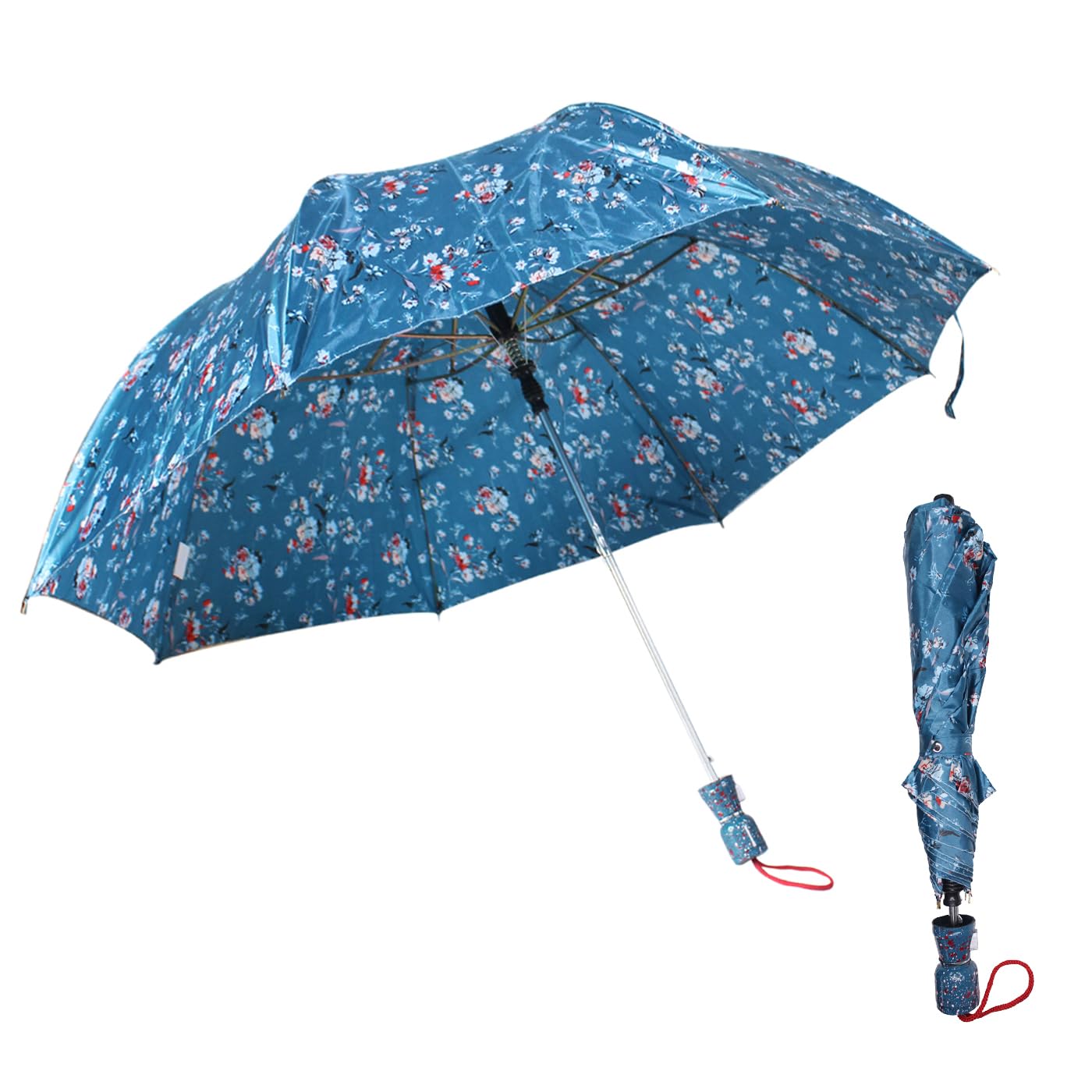 boxo Folding Printed Umbrella for Travelling Rainy Season and UV Protection for Kids and Adults -1pcs-picture-18