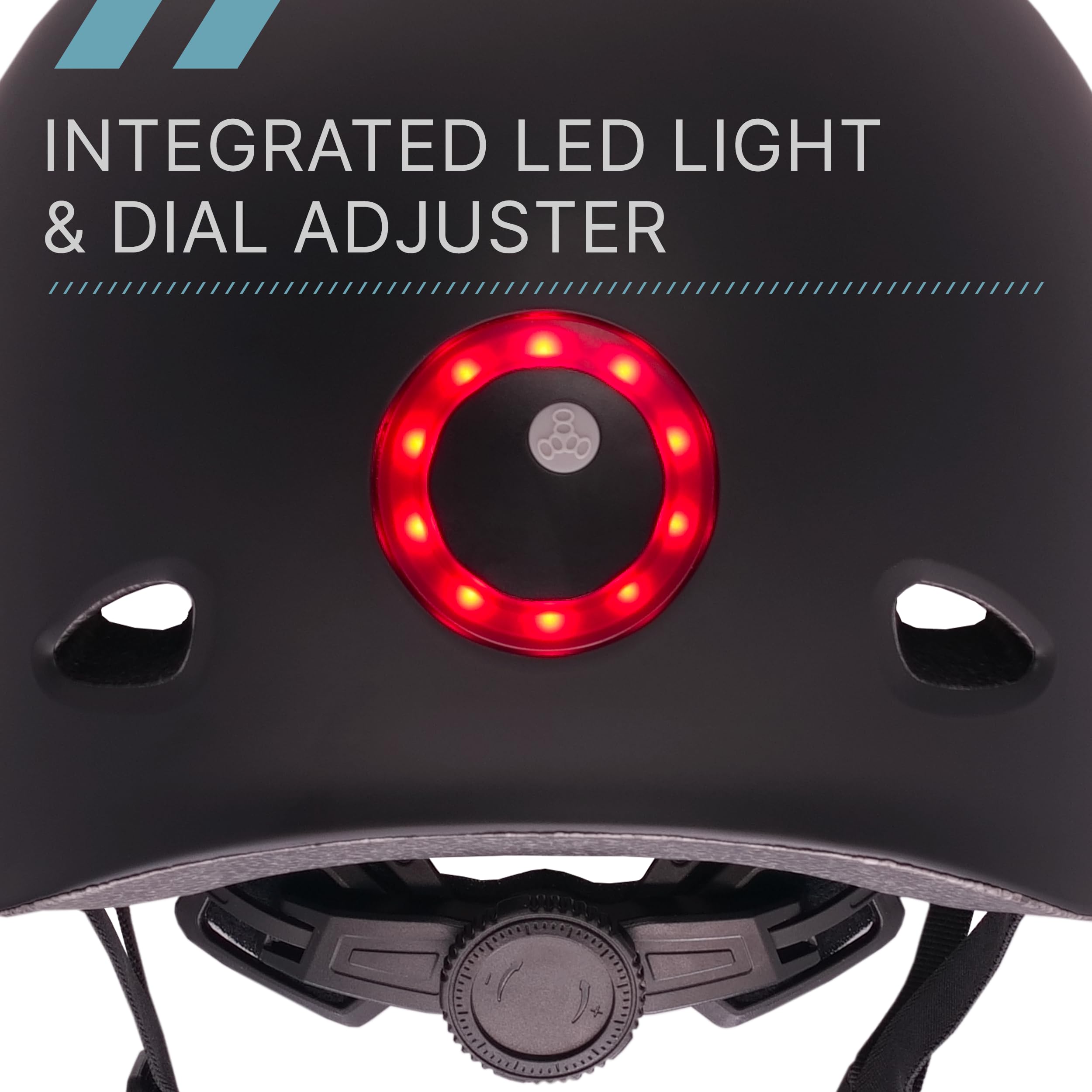 Amazon.com : 80SIX E-Ride Helmet with LED Light for Youth & Adults   Adjustable Bike Helmet for E-Bike, Biking, Skateboarding & Outdoor Sports :  Sports & Outdoors