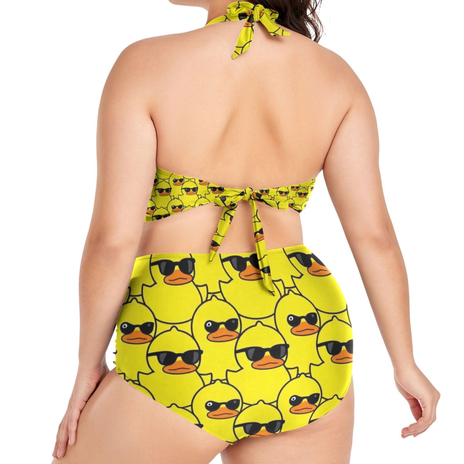 FRODOTGV Curvy Maillot de bain deux pièces pour femme L-4XL