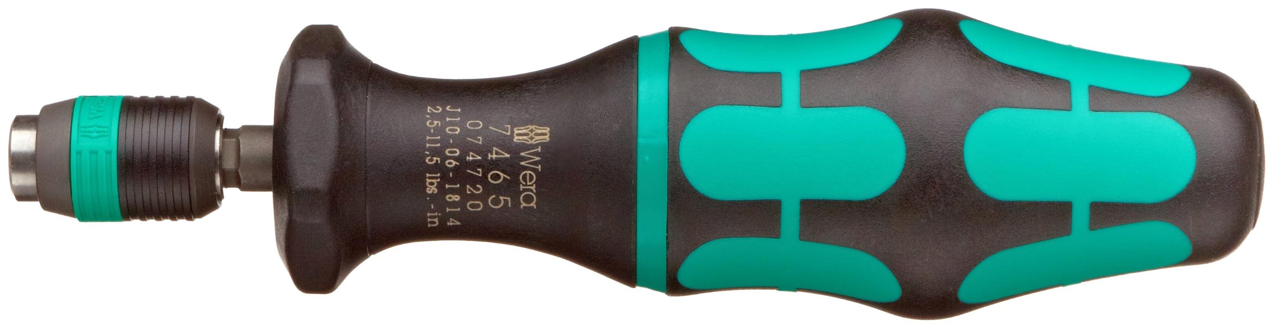 Wera Pre-Settable Hex Torque Screwdriver, 2.5-29.0 in.lbs, 1/4 in Drive, ±6 % Accuracy