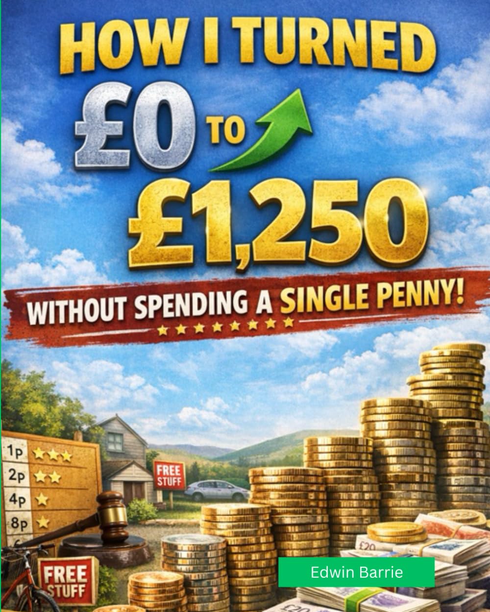 How I turned £0 to £1250 without spending a single penny: How To Go From A Penny To Fortune By Doubling Your Money