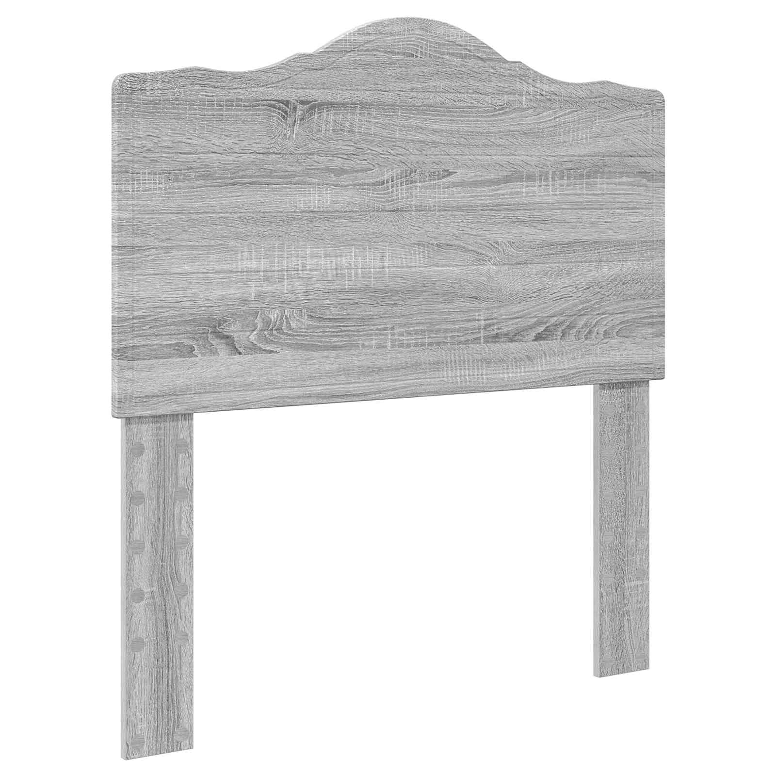 vidaXL Estructura de Cama con cabecera Gris Sonoma 100 x 200 cm