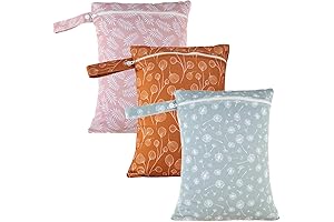 3 Set Waterproof Laundry Bags Made for Travel, Beach and Gym