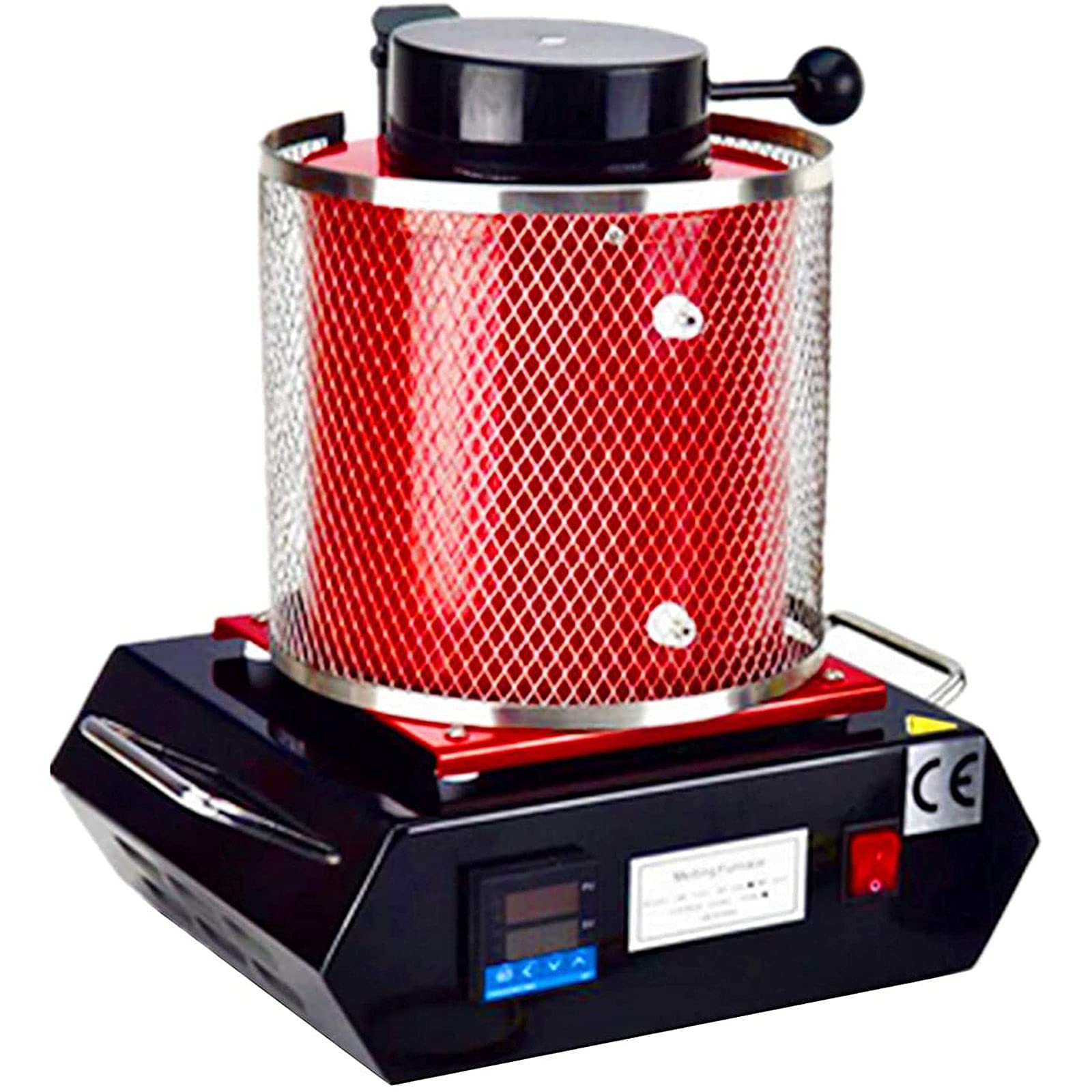 SucceBuy Four De Fusion 2kg 1750W Four De Fusion Professionnel 1150 ℃ Pour La Fusion Des Métaux