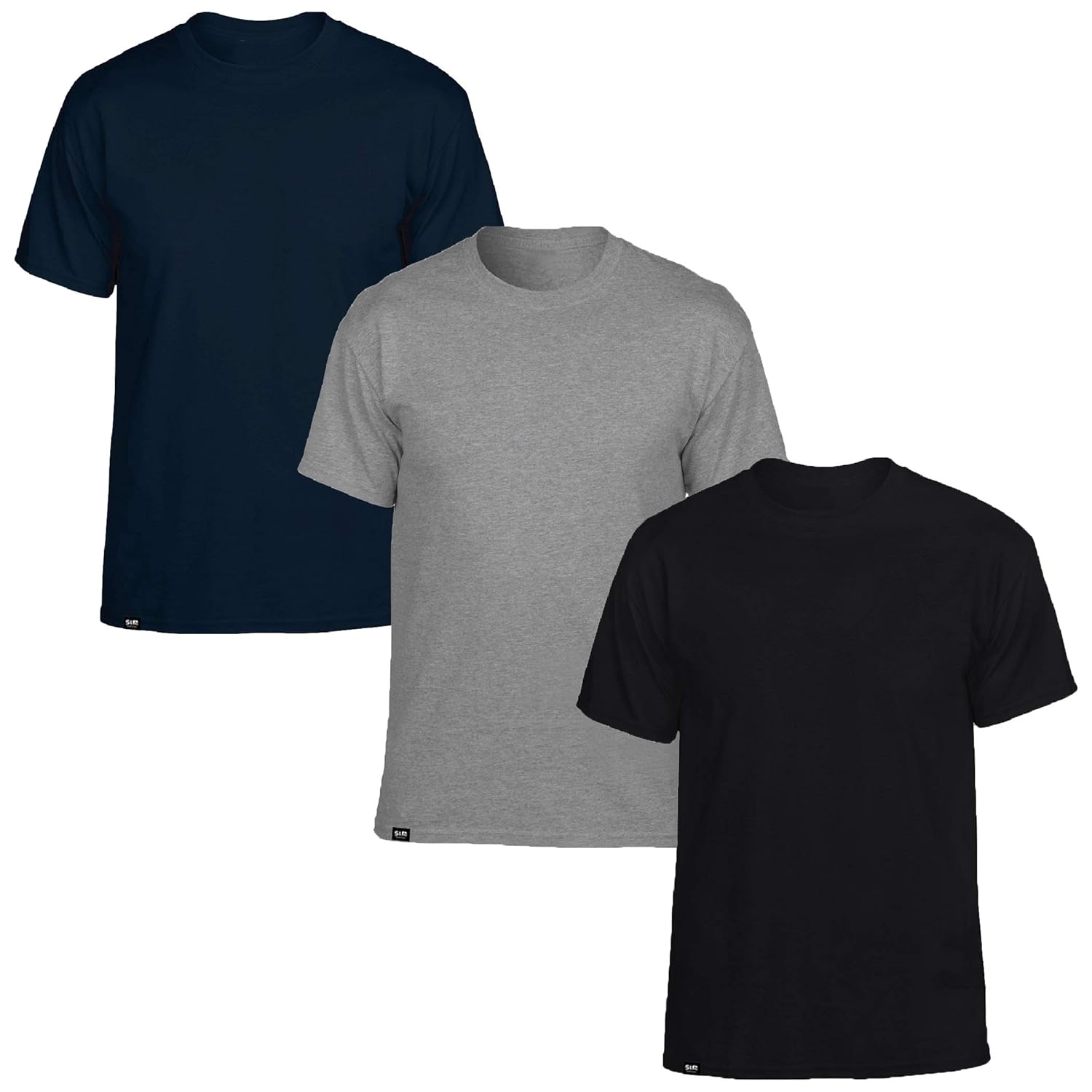 Kit com 3 Camisetas Básicas Masculinas Slim Tee T-Shirt – Slim Fitness Fashion
