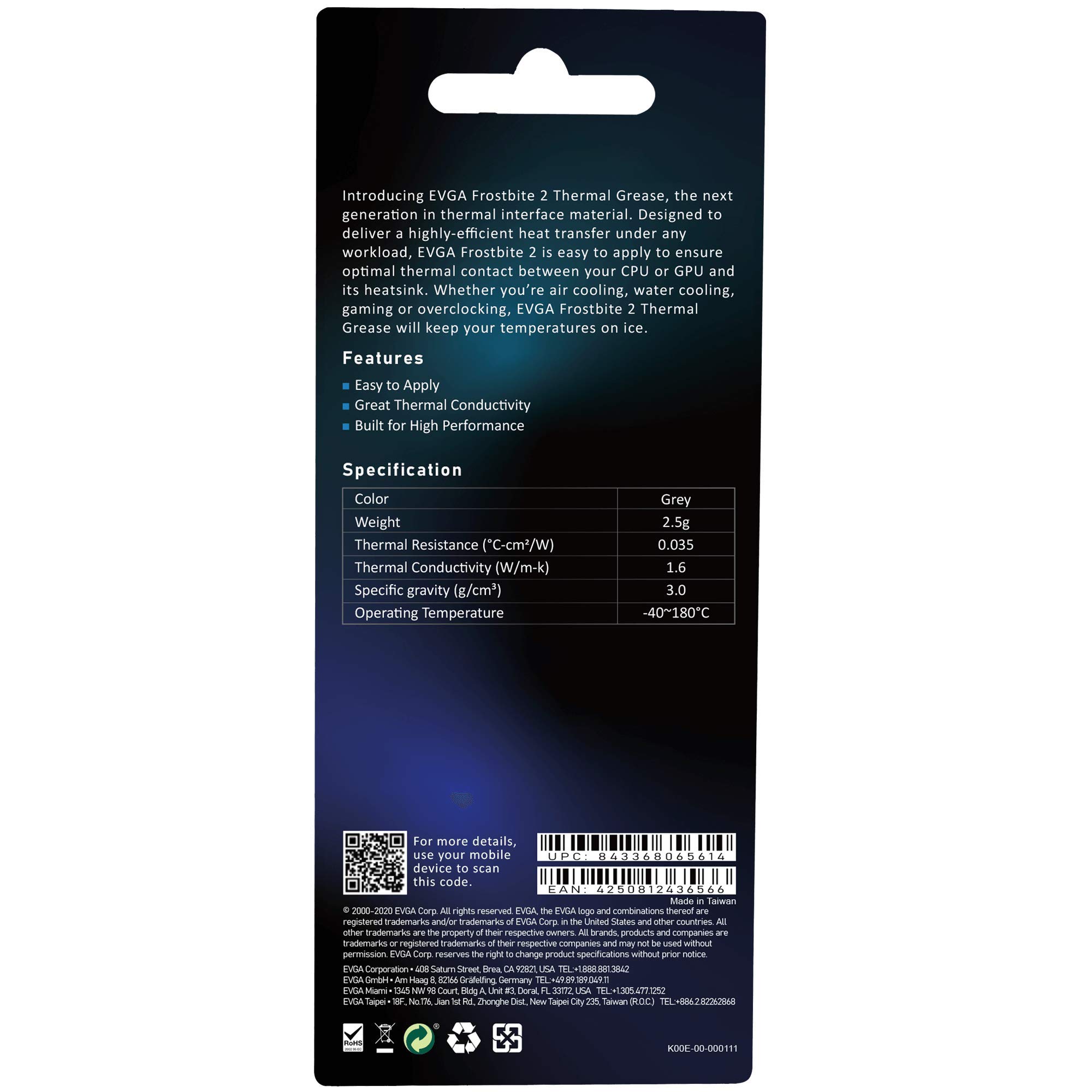 EVGA Frostbite 2 Thermal Grease