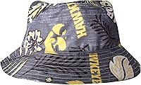 Vista 36 de Wes and Willy Sombrero de pescador floral vintage hawaiano para hombre