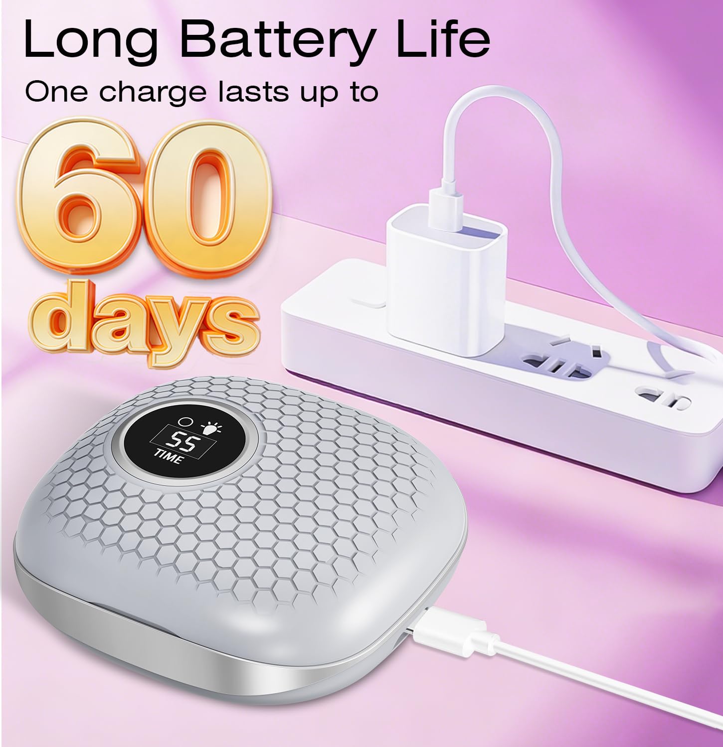 Ultrasonic Contact Lens Cleaner Machine Portable with 3 Smart Cleaning Modes, Ideal for Home and Travel — view 6