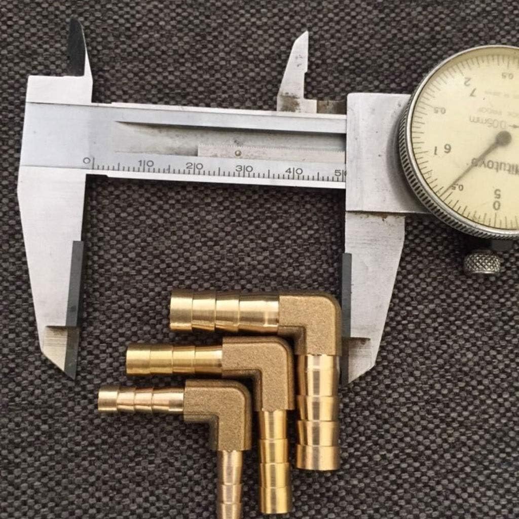 90 Degree Elbow Brass Elbow 4mm 5mm 6mm 8mm 10mm 12mm 14mm 16mm Chin Elbow 19mm 19mm Connector Adapter Tube Coupling Brass Barbs for Water