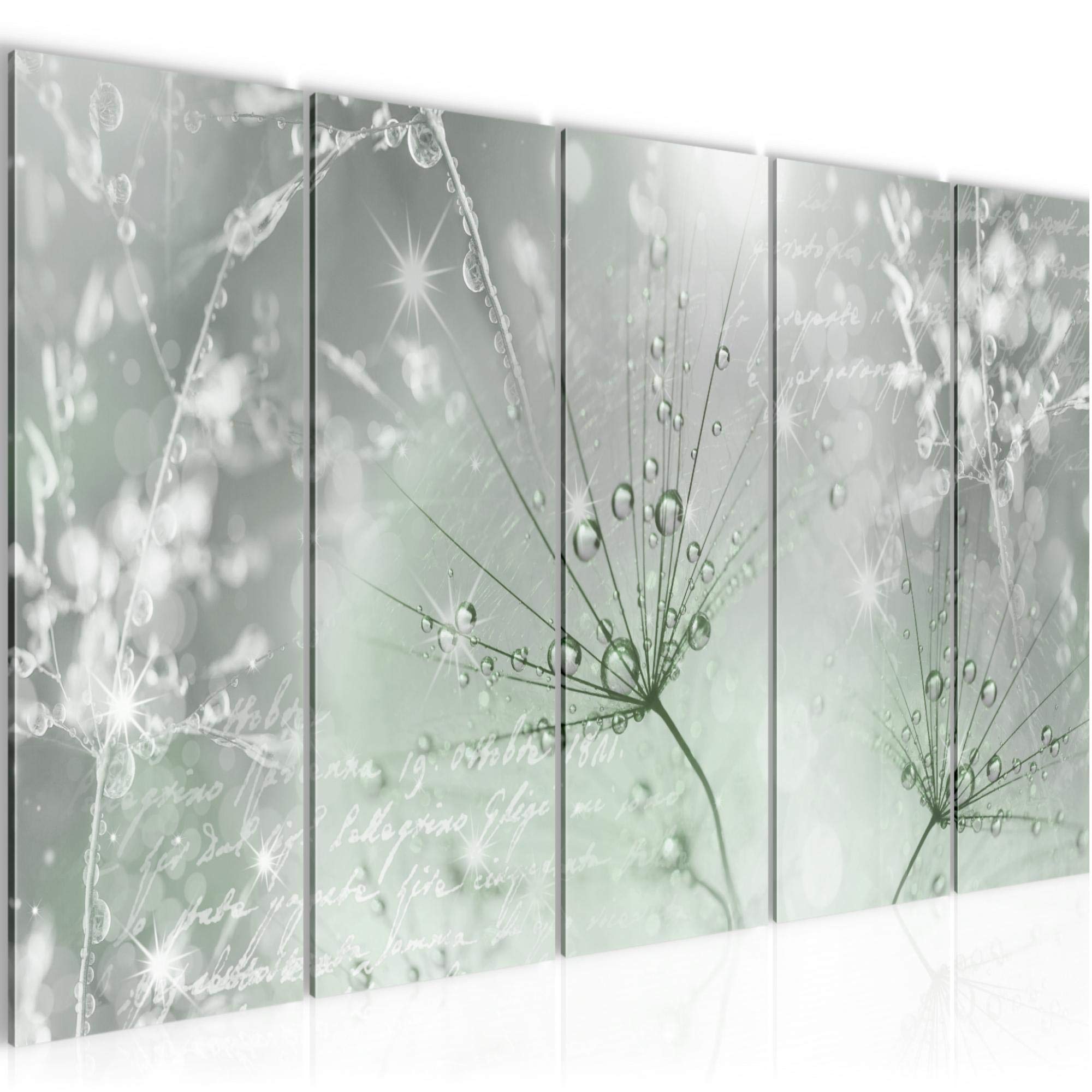 Runa Art Morning Dew C Picture Dandelion Image Non-Woven Photo Wall Decoration Living Room Bedroom 205556C
