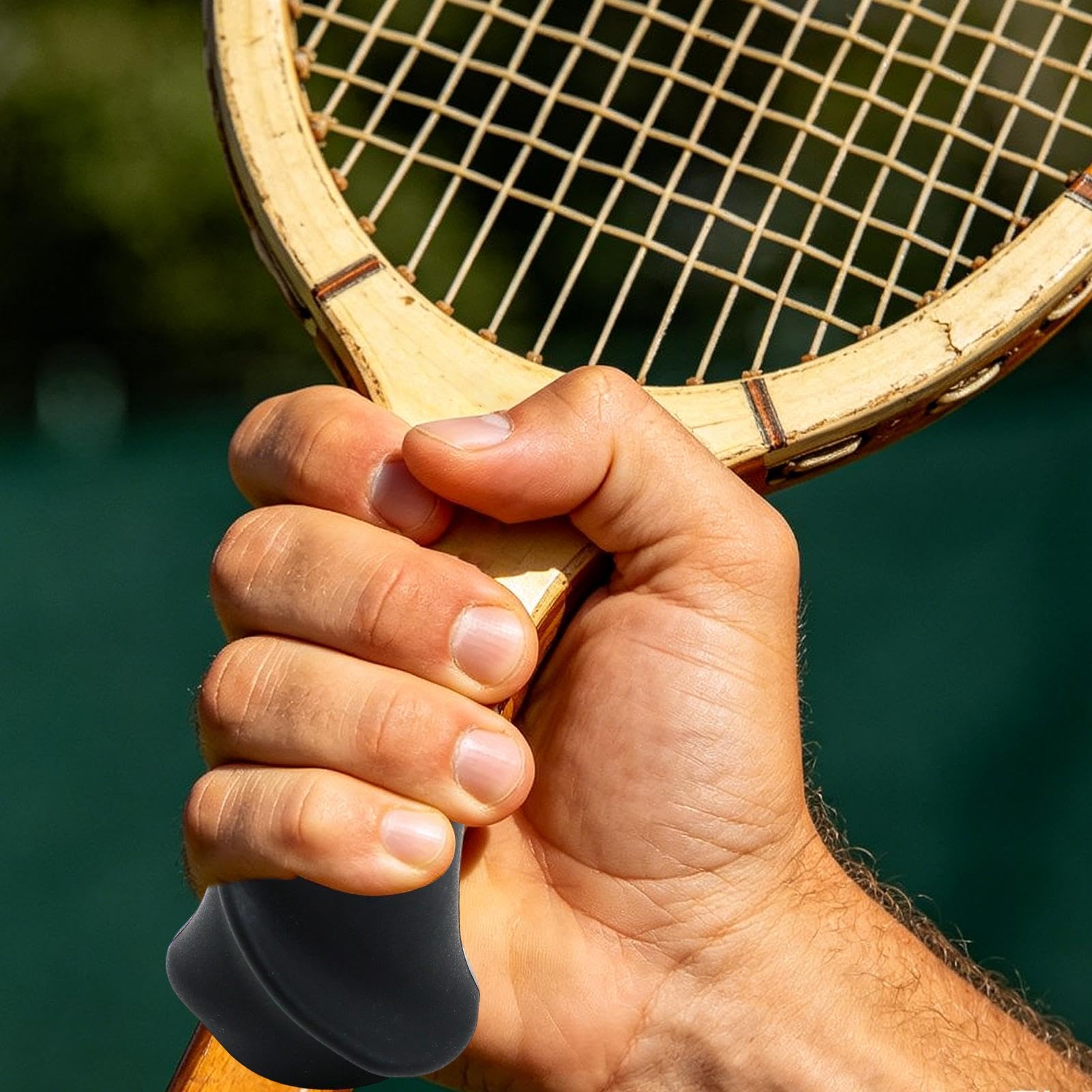 Entrenador de agarre para tenis y bádminton, ayuda de enseñanza para deportes al aire libre e interior