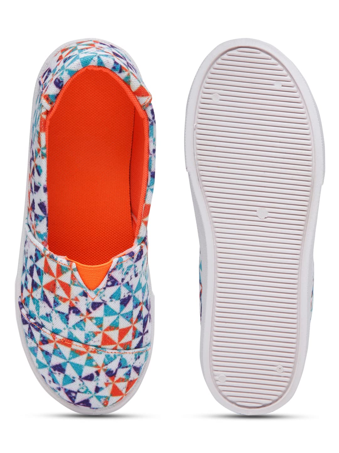 ELISE Unisex-Child Orange Moccasin 5 71iU76e2lRL. SL1440