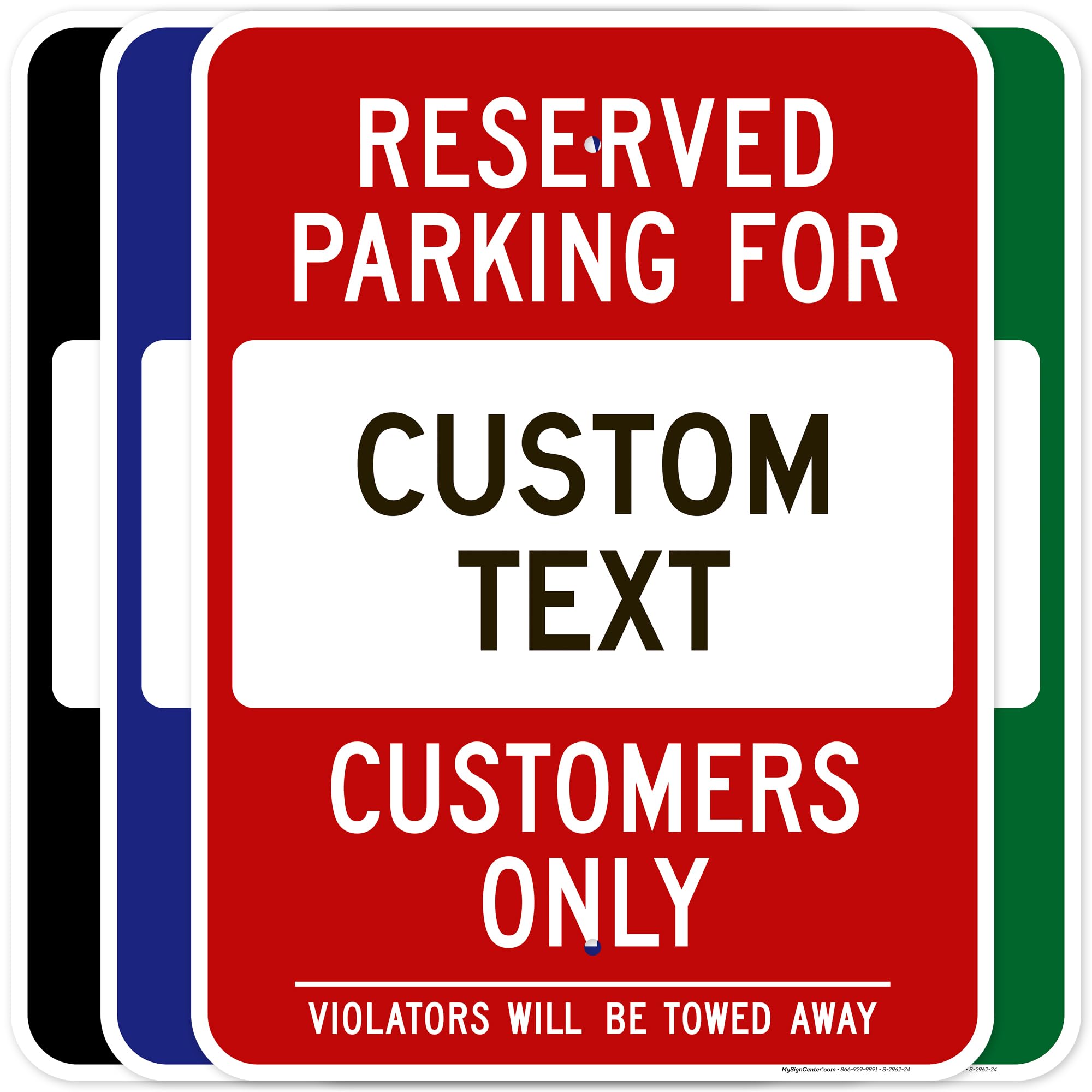 Brady Cartello Di Controllo Traffico - Parcheggio Riservato, Rimozione Forzata A Spese Del Proprietario, 45x30cm, Rosso Su Bianco, Plastica B-401
