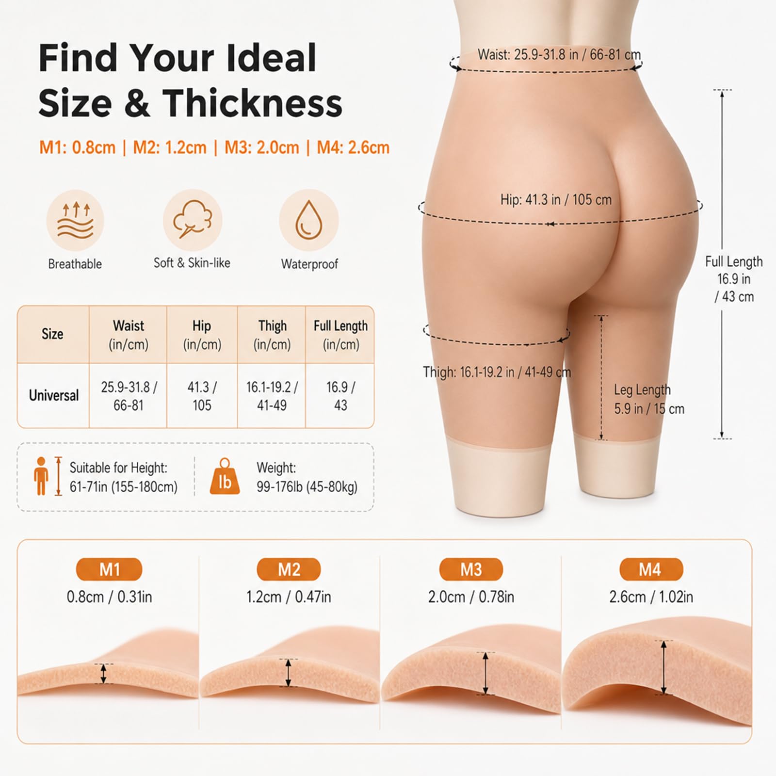 Braguitas de Silicona para realzar los glúteos, Faja Moldeadora con Abertura en la Entrepierna para Levantar Las Caderas, para Mujeres, travestis y Drag Queens