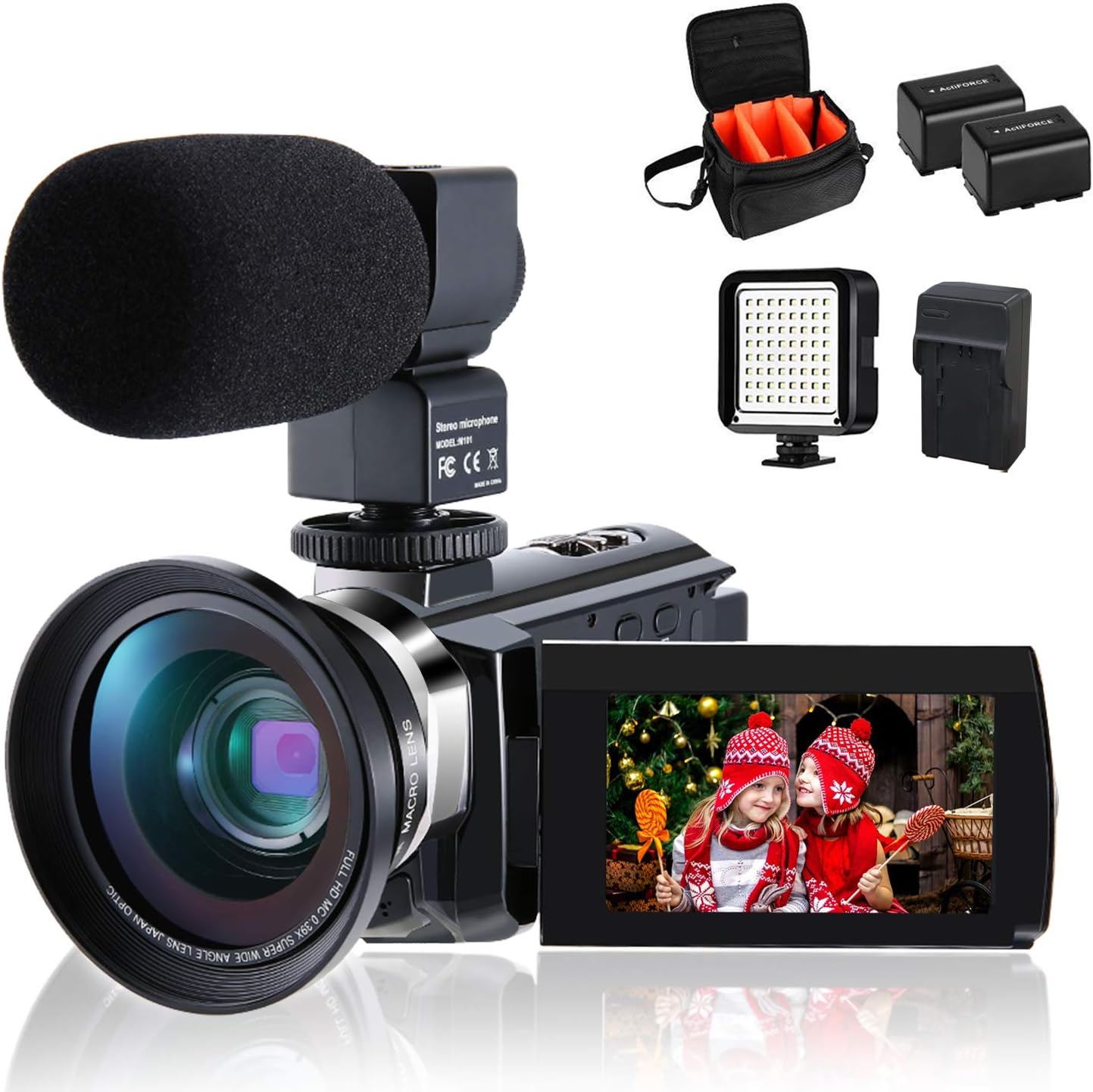 4K Camcoder Ultra HD 48MP Video Camera