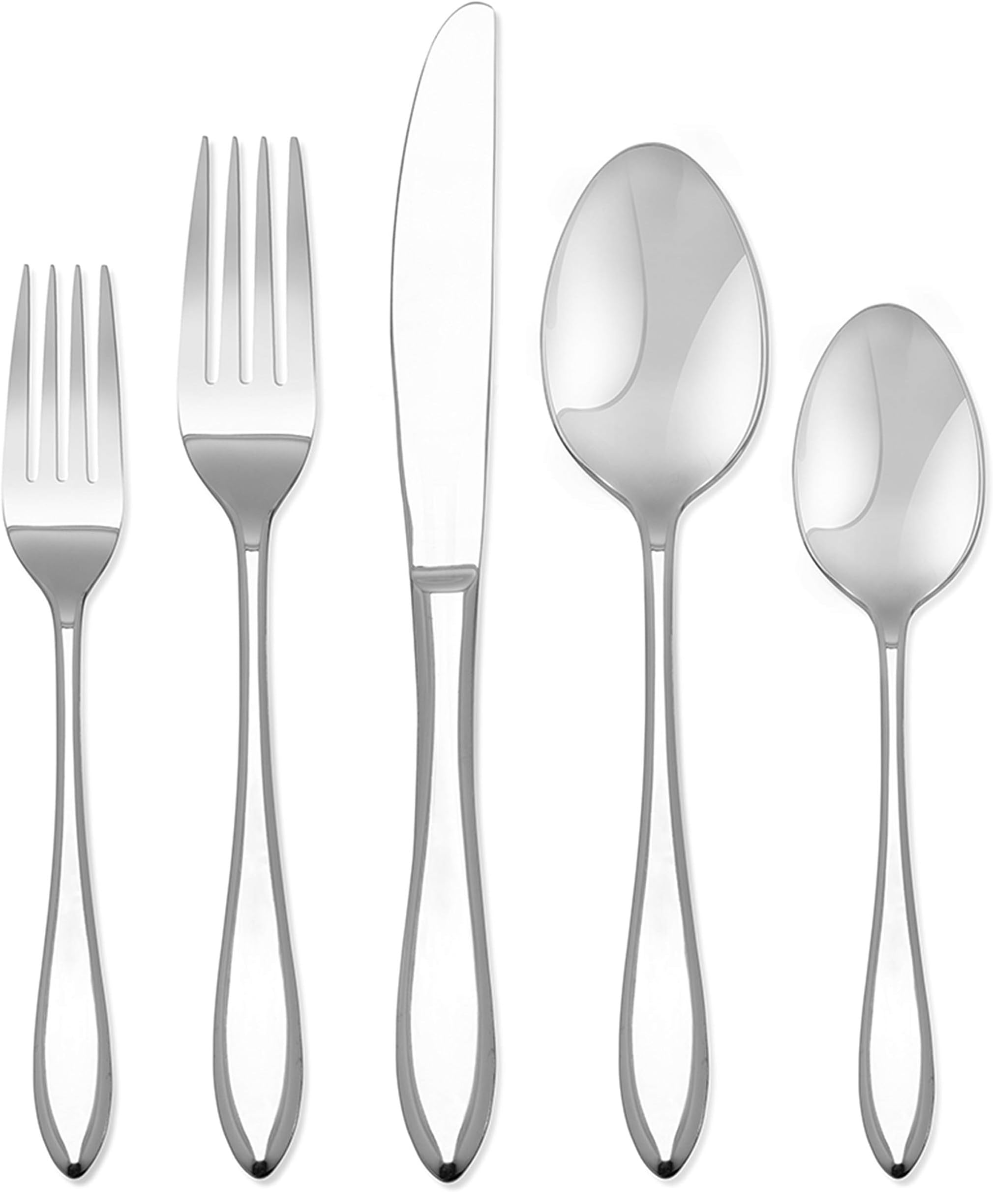 Hampton Forge ConiferMirror–20Piece FlatwareSet,Servicefor4, Stainless Steel