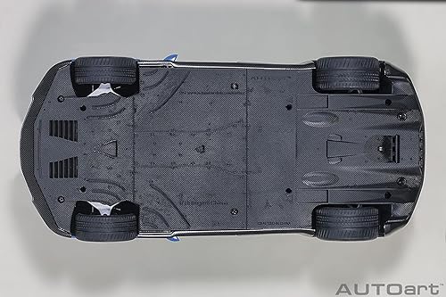 Miniatura 8 de AUTOart 2019 Bugatti Chiron Sport French Racing Blue y Carbon 118 Model Car