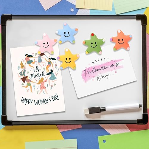 Miniatura 6 de rhinocats Imanes de estrella de mar, 20 imanes para refrigerador, imanes decorativos, imanes pequeños y bonitos, para casillero, pizarra blanca,