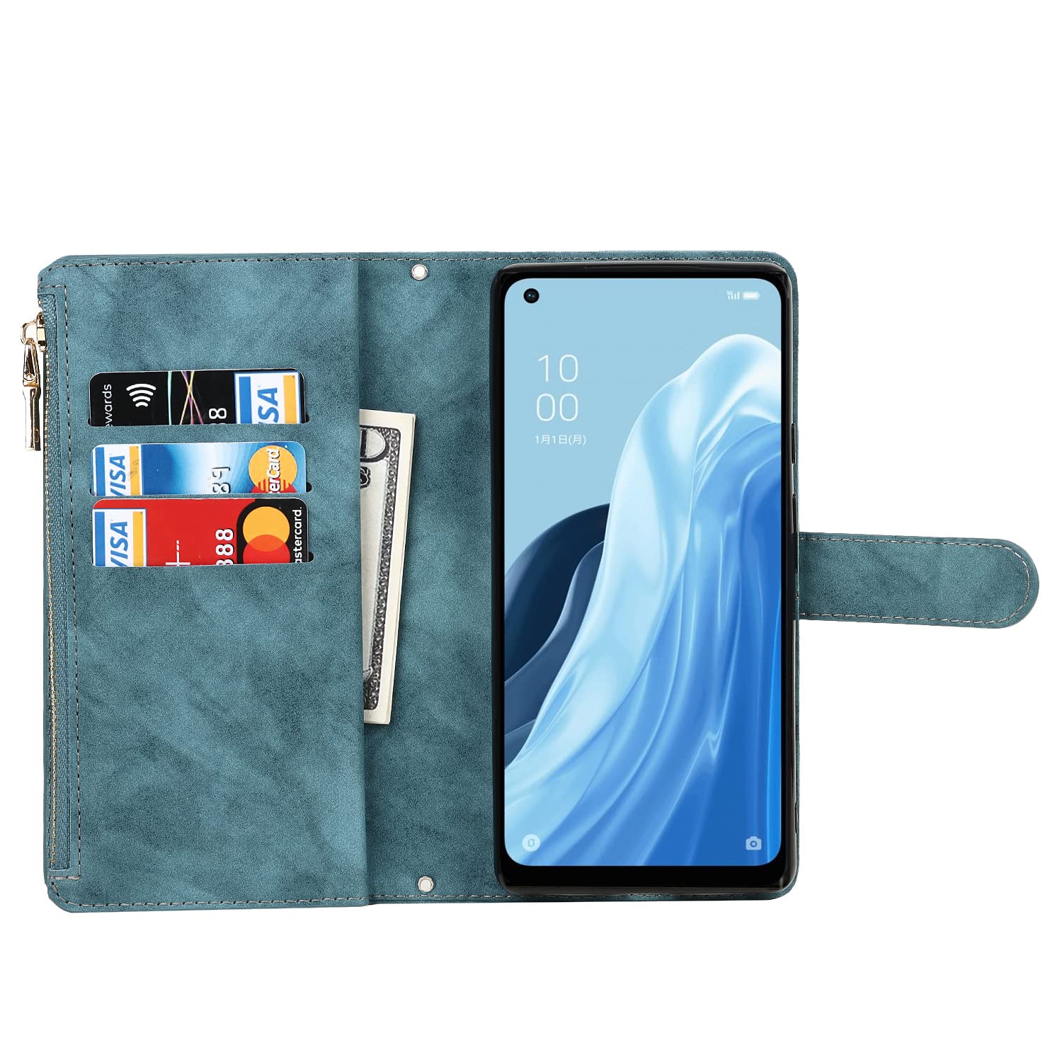 Amazon.co.jp: Oppo Reno7 A / Reno9 A ケース 手帳型 ショルダー