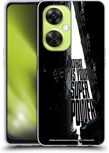 Head Case Designs Officially Licensed Batman DC Comics Super Power Duality Soft Gel Case Compatible with OnePlus Nord CE 3 Lite 5G