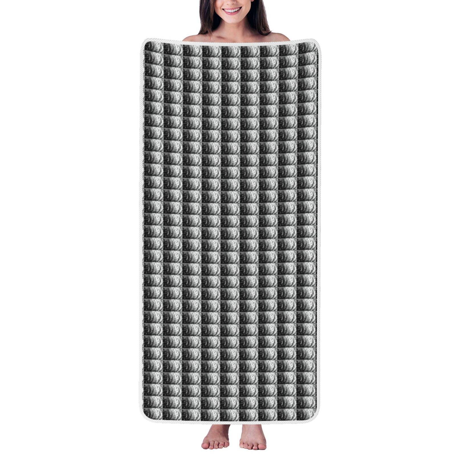 JBJGKHLP Music Notes Print Print Women Men Couples Coral Velvet Bath Towel Ultra-Soft For Home Bathroom Travel