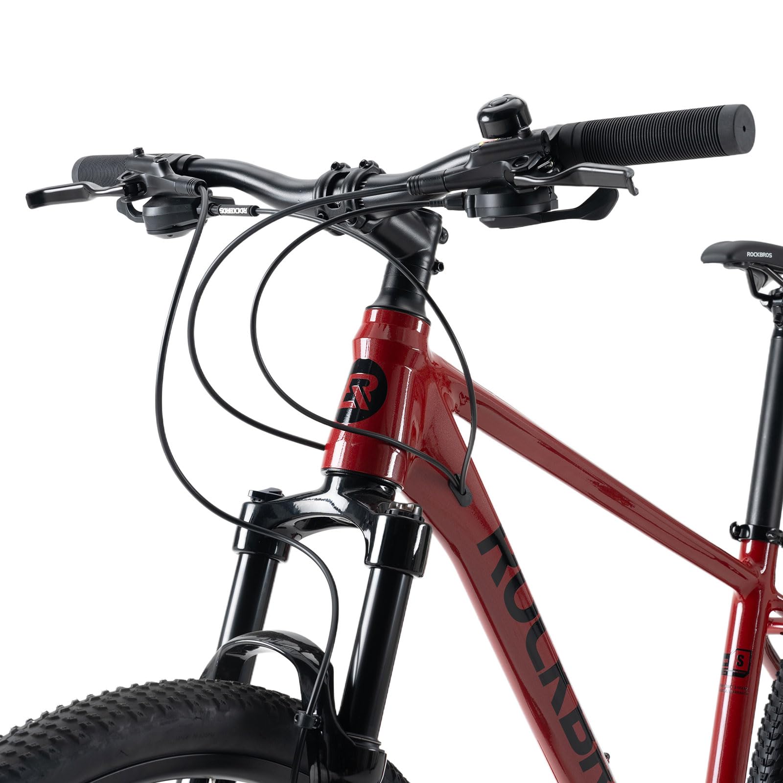 ROCKBROS MT·300 Bicicleta de Montaña 27.5" Aluminio, Suspensión Ajustable con Cambio Shimano Cues U3020 18 Velocidades, Cuadro 16/18/21 Pulgadas para Hombre y Mujer