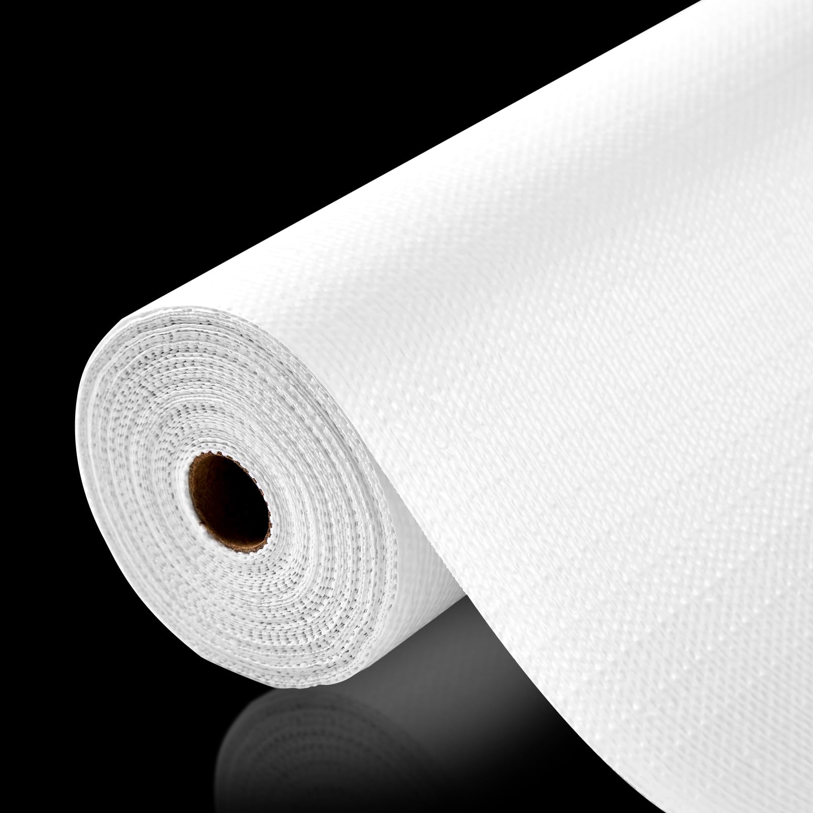 ALIUNI Drawer and Shelf Liner, Non-Slip Kitchen Cabinet Liners Non-Adhesive Thick Strong Grip Waterproof Washable Mats Protect Dresser Shelves Cupboard Bathroom Cabinets, White, 24 in X 30 FT
