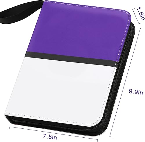 Miniatura 2 de Carpeta de tarjetas para Pokemon de 4 bolsillos con capacidad para hasta 440 tarjetas, colección de juegos de cartas con mangas, regalos para niños