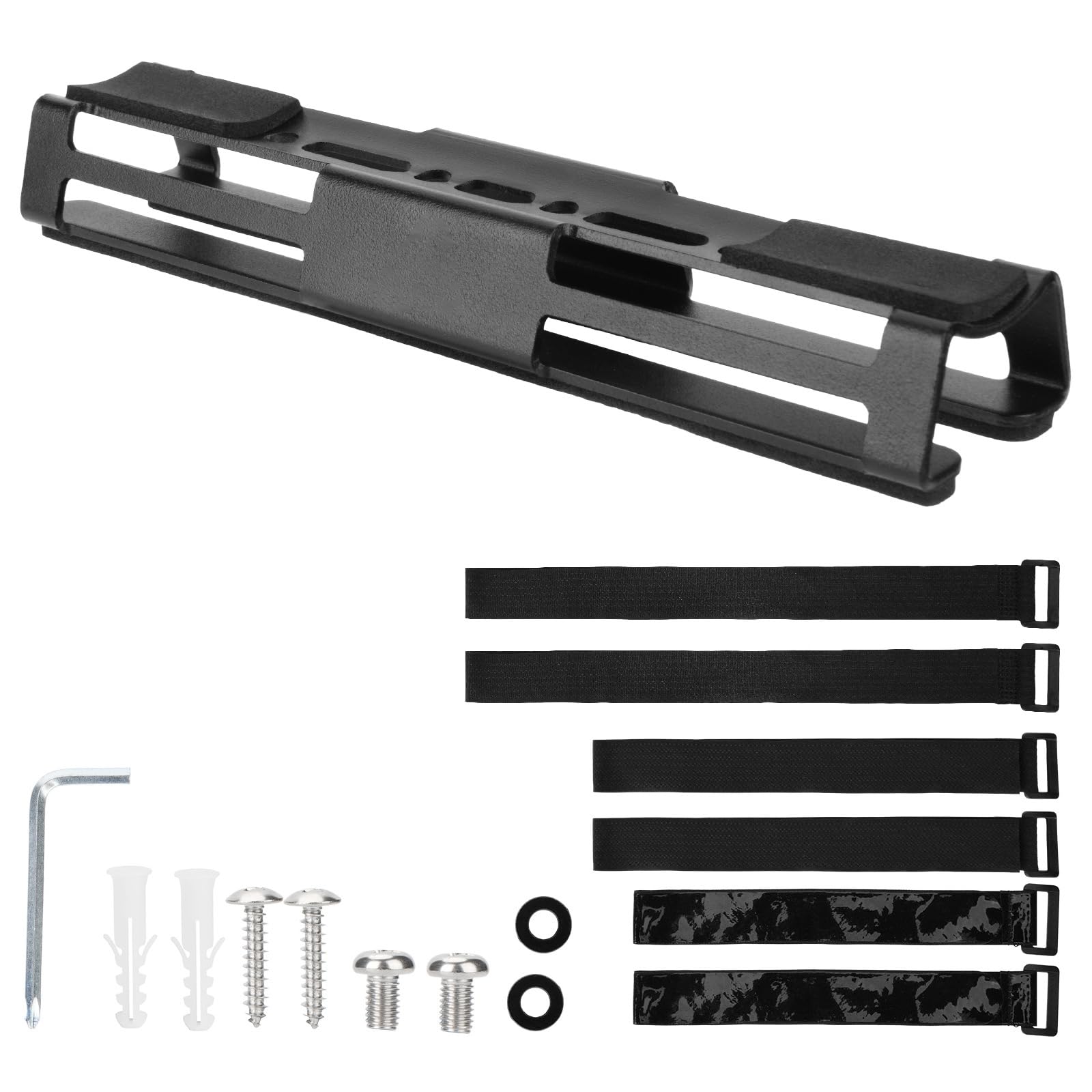 Ljmyy Easy Installation Bike Speakers Mount Bracket With Adjustable Straps And Steel Plate For Speakers Up To 36Cm