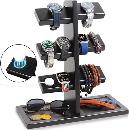 Amazon.com: Xnwouco Watch Stand for Men, Watch Display Stand with ...